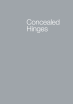 Concealed hinges and Glissando   catalogue EN image