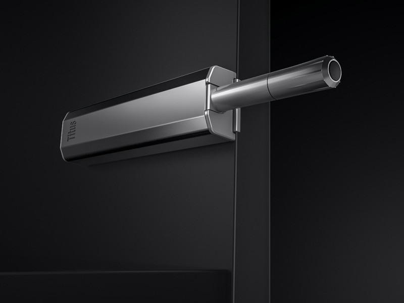 Titus NEW CI   Push Latch 2   materials out inside   new model   silver on black   neutral   from left   RGB PREVIEW 1080x1080