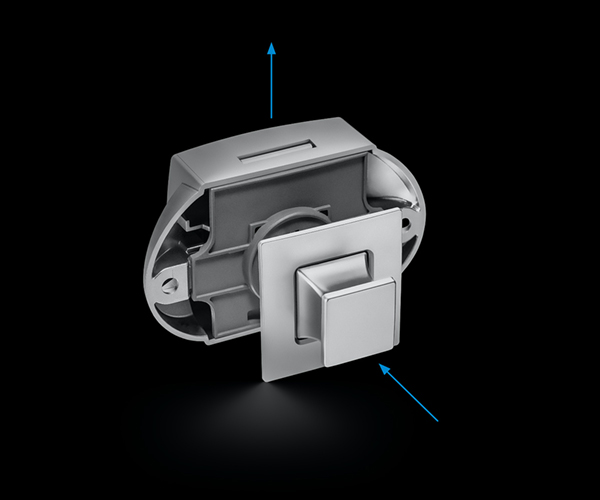 Titus RV Push Lock  isolated on black blue lines 600x500 01