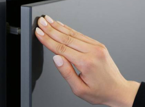 Touch control push open push latch
