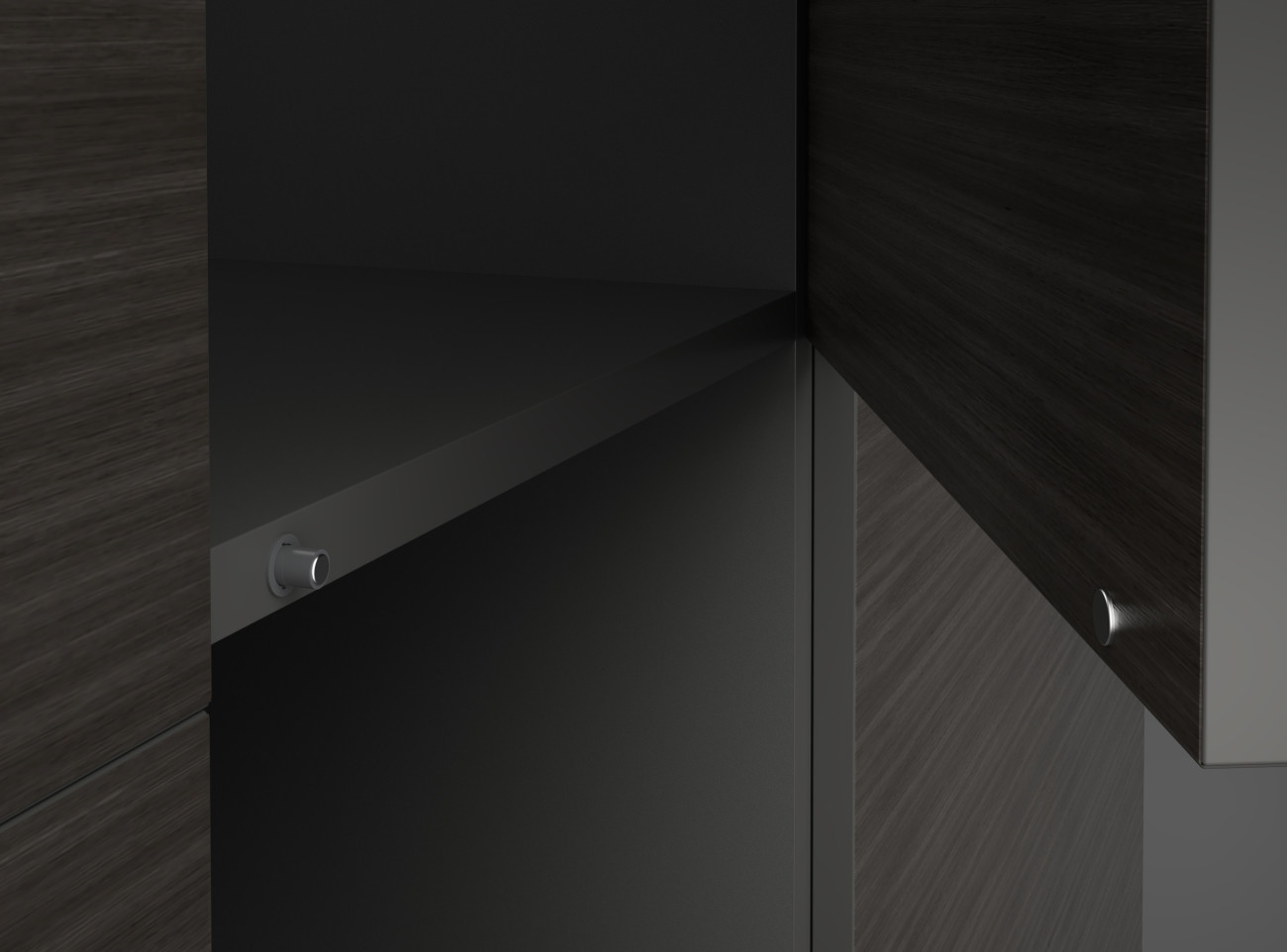 PushOpen on cabinet