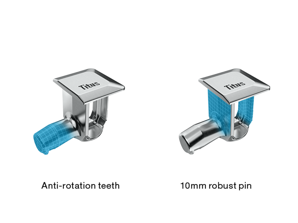 Q peg shelf support structural stability