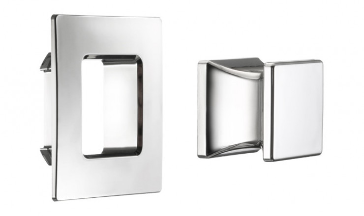 Push Lock Magnet Lock Square rosettes and knobs