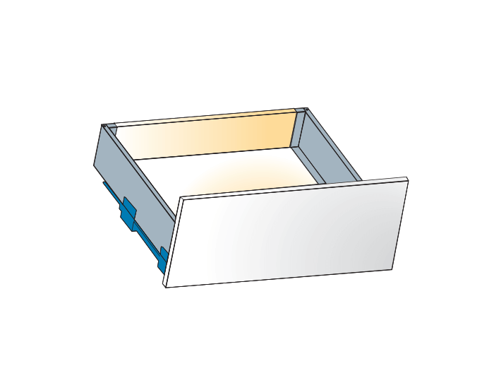 Double Wall Drawers with Flexibility In Use