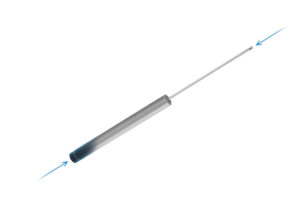 Titus Long Stroke Hydraulic Damper 