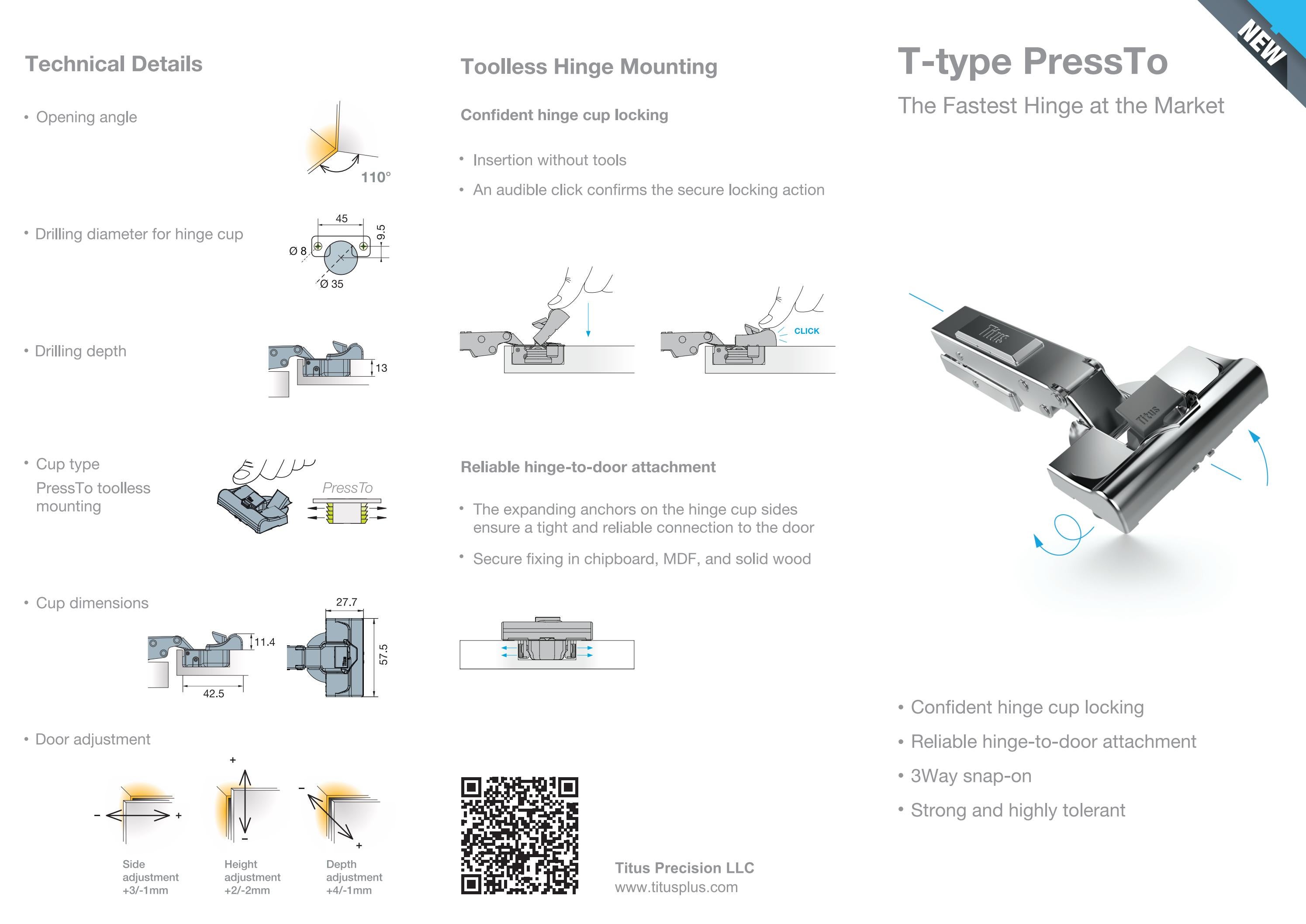 Titus T-type PressTo flyer