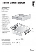 tekform slimline drawer mounting instructions en
