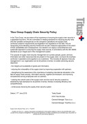 titus group supply chain security policy