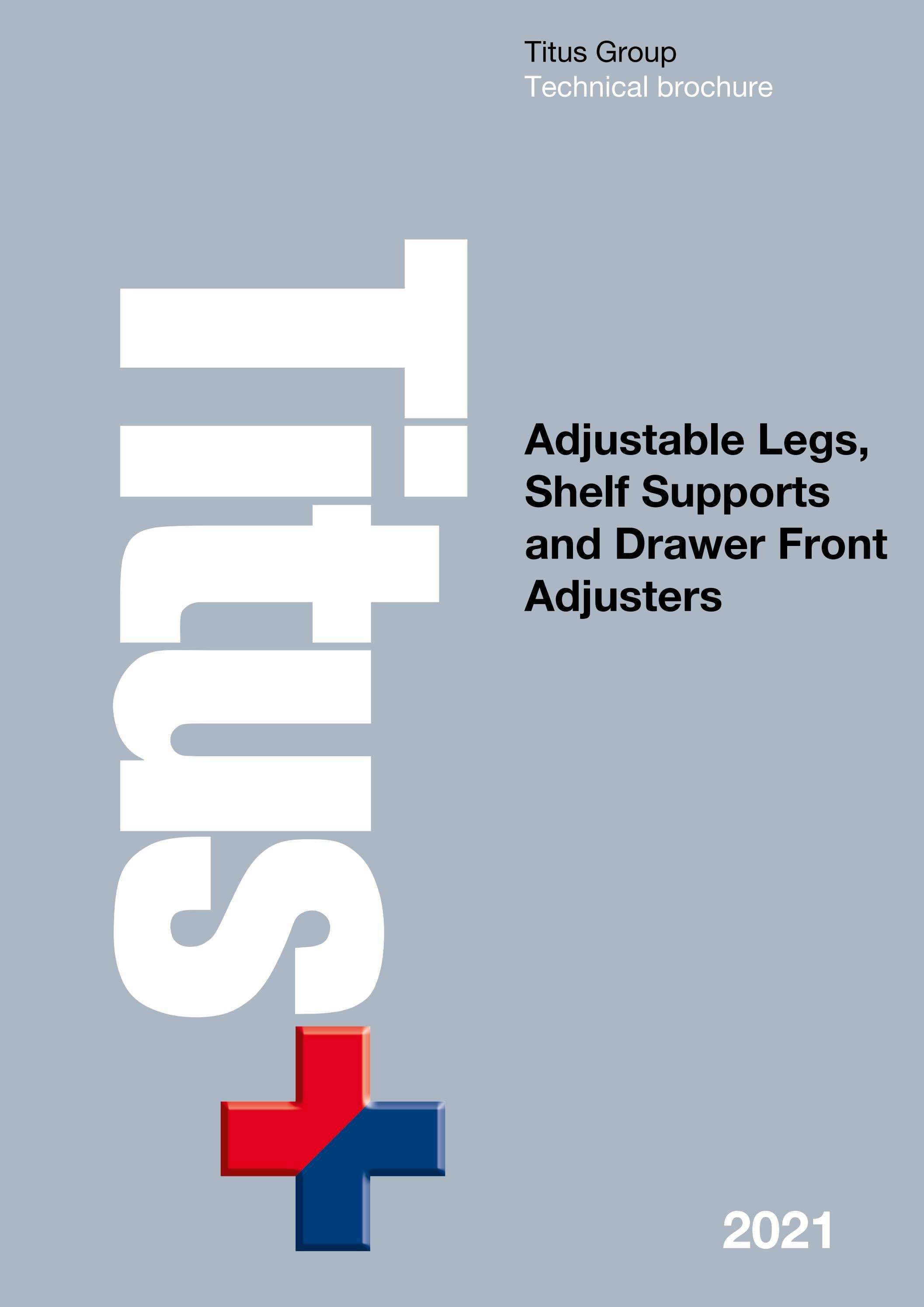 titus usa adjustable legs shelf supports and drawer fronts adjusters