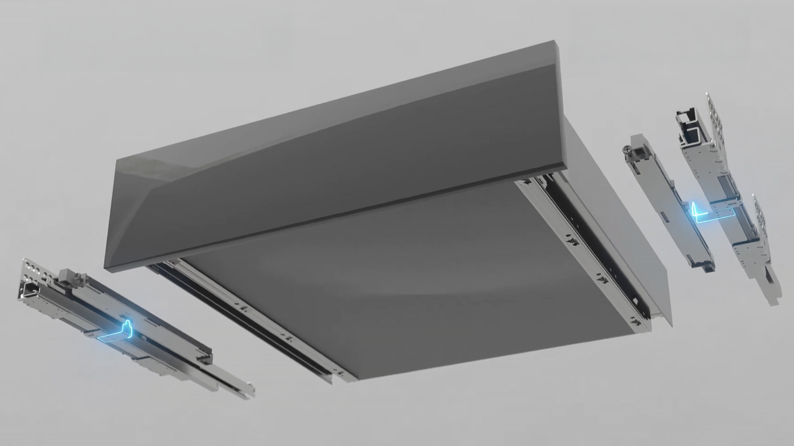 Push open drawer - how to install Titus Tekform Slimline Tacto