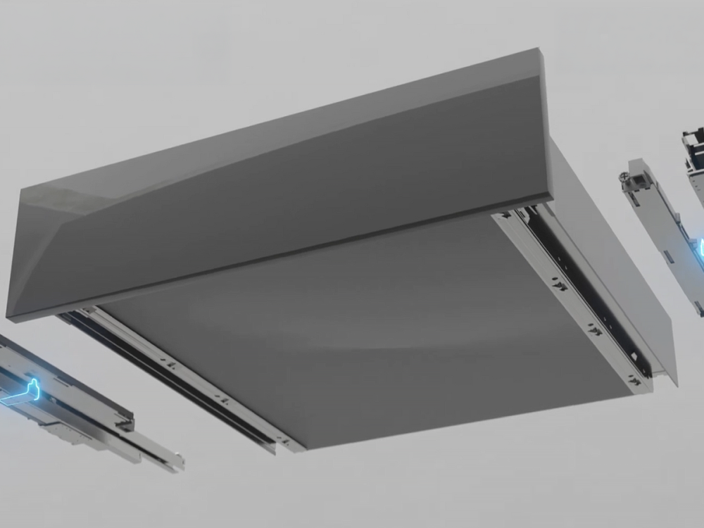 Push open drawer - how to install Titus Tekform Slimline Tacto