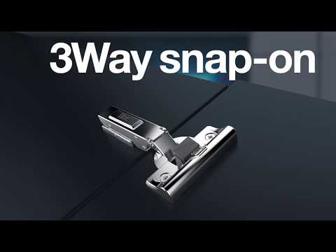 T-type concealed hinge - features