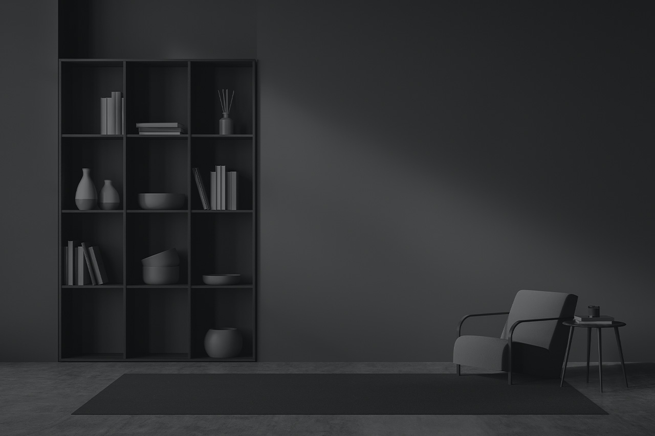 Shelf Q--peg living room 1 ambient